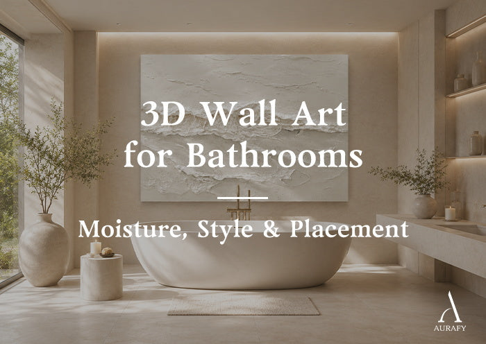 3D Wall Art for Bathrooms: Style, Scale & Placement