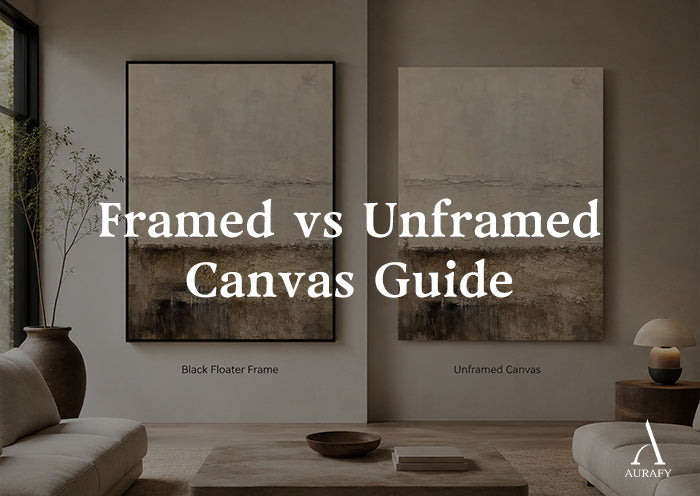 Framed vs Unframed Canvas Guide