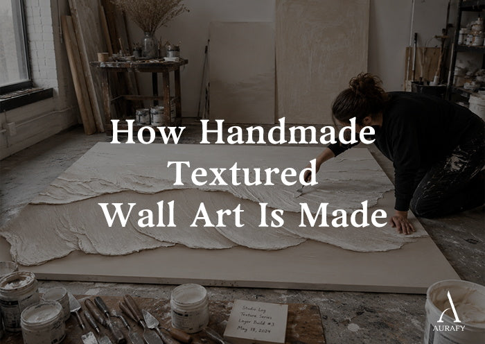 How Handmade Textured Wall Art Is Made