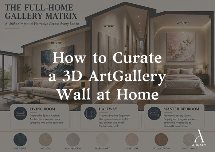 How to Curate a 3D Art Gallery Wall at Home