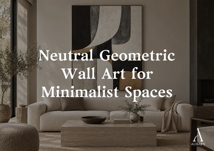 Neutral Geometric Wall Art for Minimalist Spaces