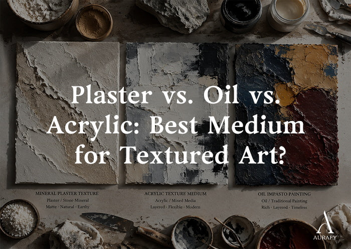 Plaster vs. Oil vs. Acrylic: Best Medium for Textured Art?