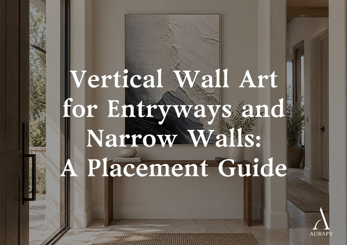 Vertical Wall Art for Entryways and Narrow Walls