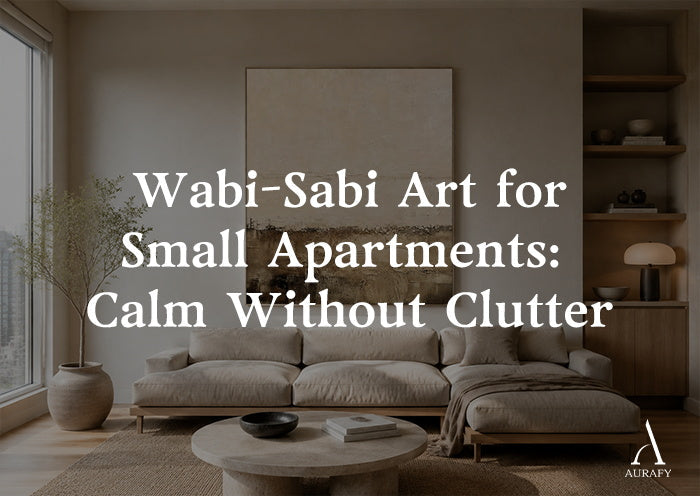 Wabi-Sabi Art for Small Apartments: Calm Without Clutter
