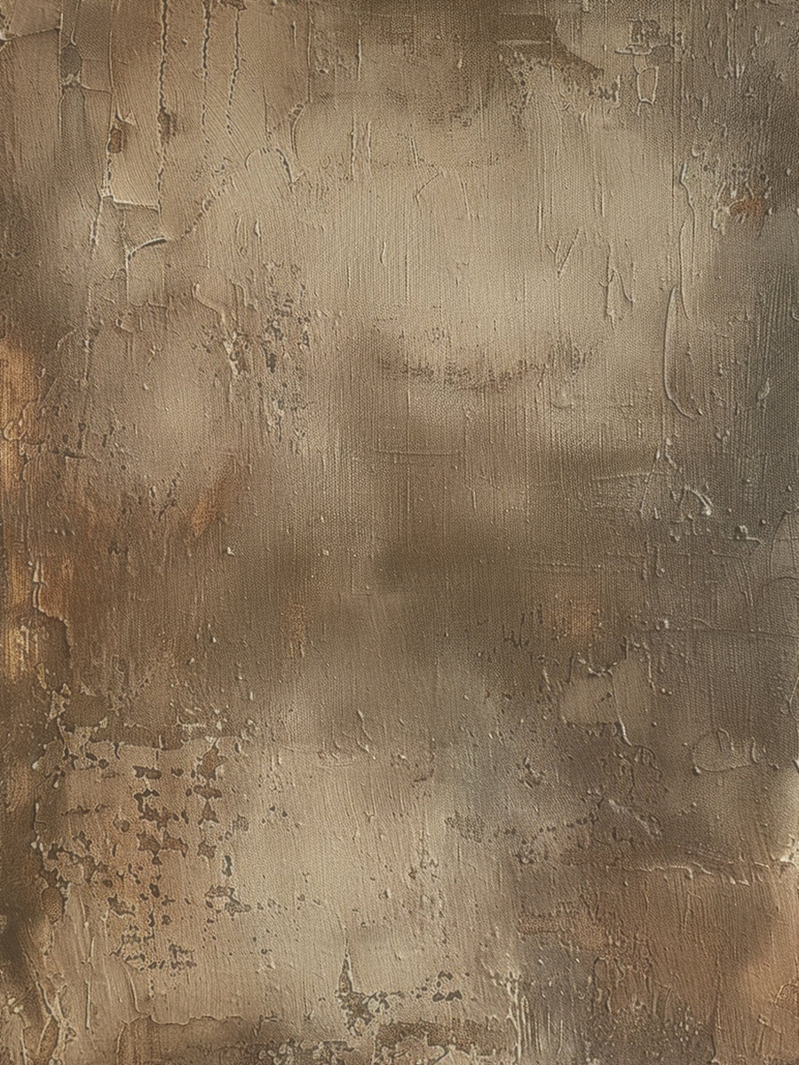 Earthen Veil-Brown Abstract Field-AURA104