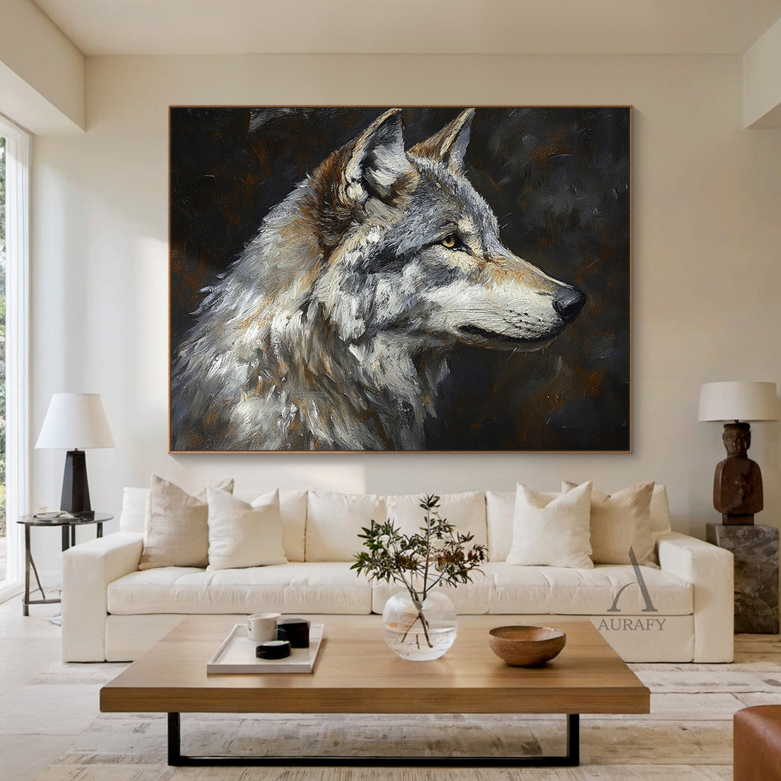Gray Animal Print Soft Minimalist Cozy Home Decor Cushion AURA311