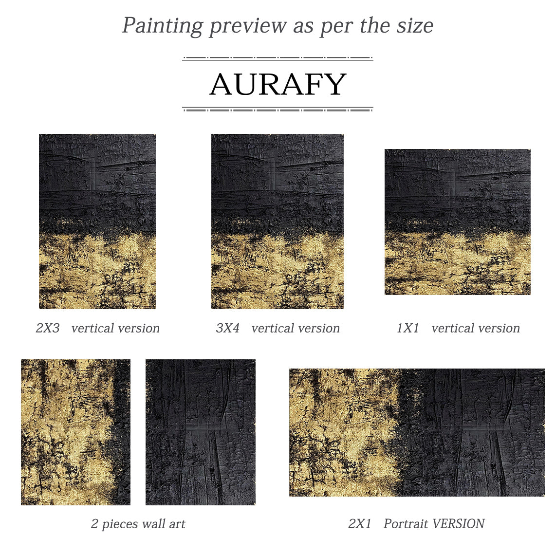 Black General Abstract Wall Art for Modern Home Office Decor AURA259