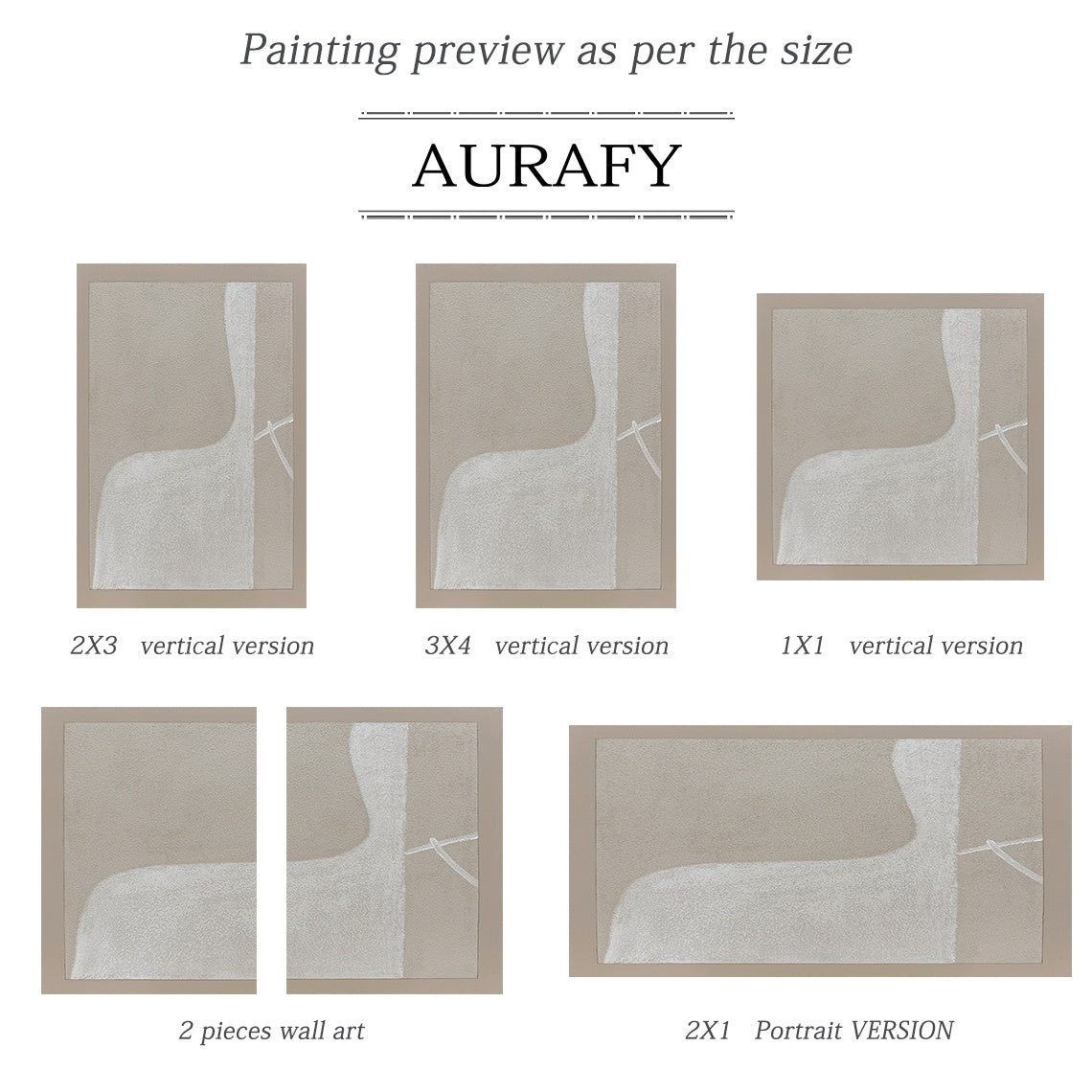 Beige Abstract Plaster Textured Wabi-Sabi Japandi Tactile Canvas Painting Minimalist Luxe Neutral Home Decor AURA738