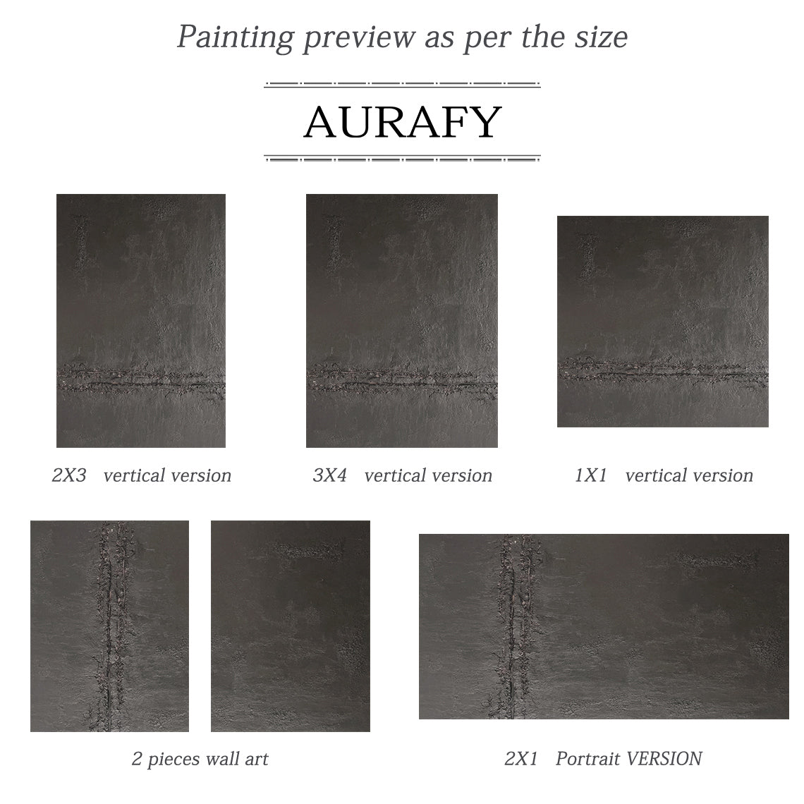 Black Silence-Black Abstract Minimalist Art-AURA114