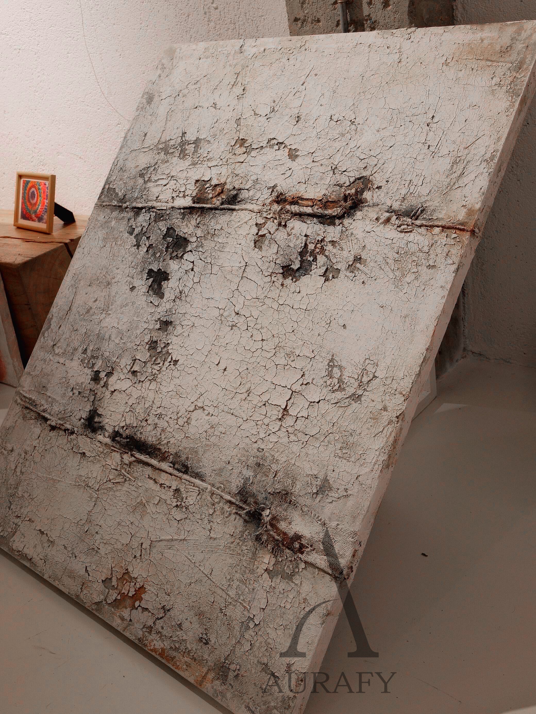 Wabi Sabi Gray Ceramic Vase: Living & Bedroom Home Decor AURA241