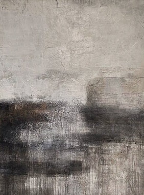 Wabi Sabi Abstract Canvas Wall Art Set of Two Beige Black Living Room Decor AURA207