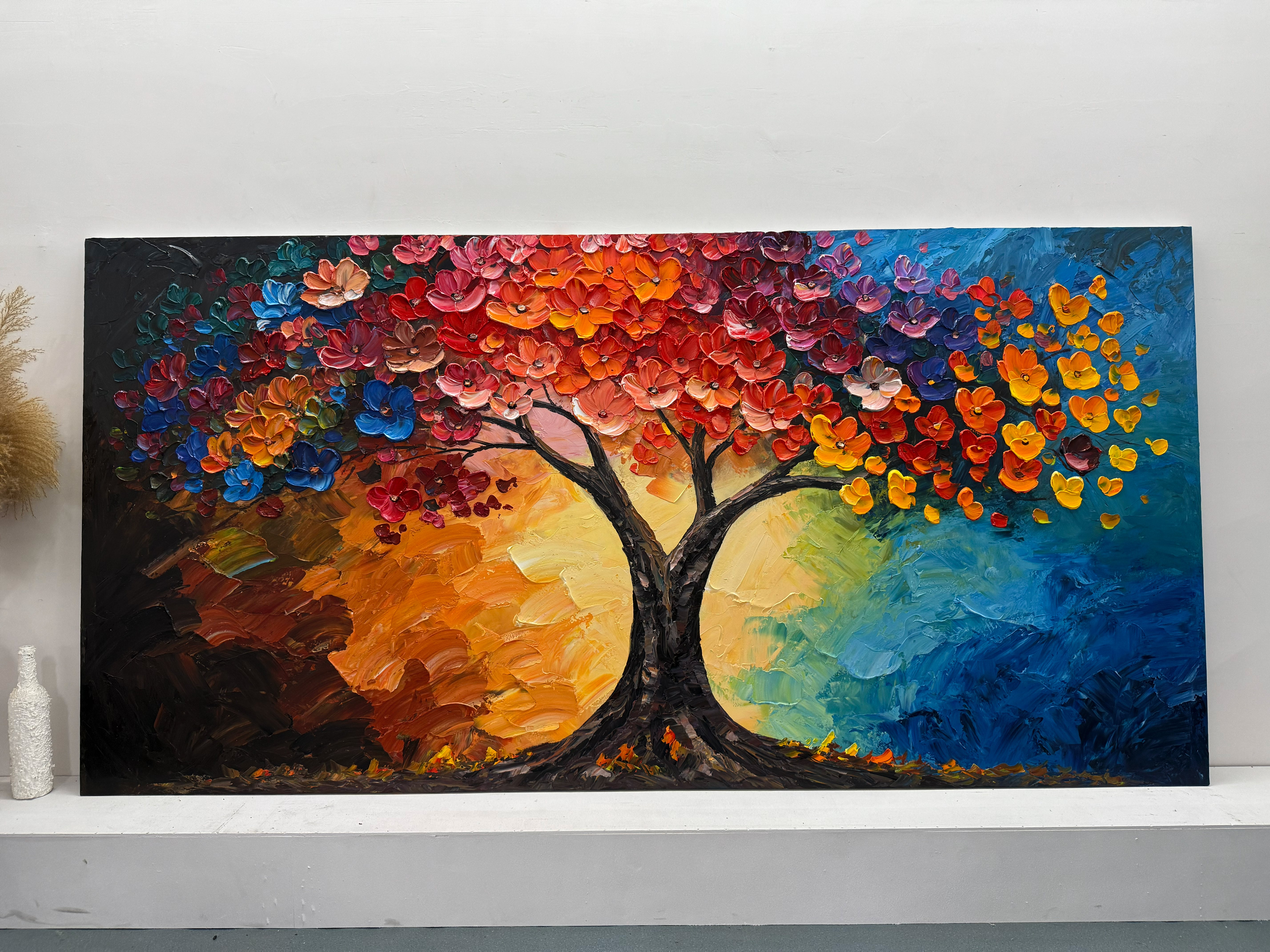 Vibrant Colorful Landscape Wall Art Print for Modern Home Decor AURA314
