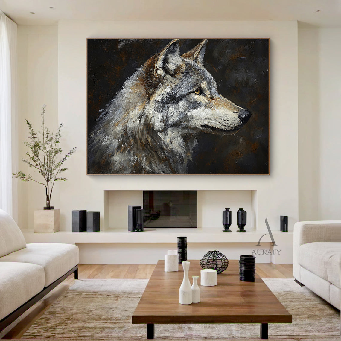 Gray Animal Print Soft Minimalist Cozy Home Decor Cushion AURA311