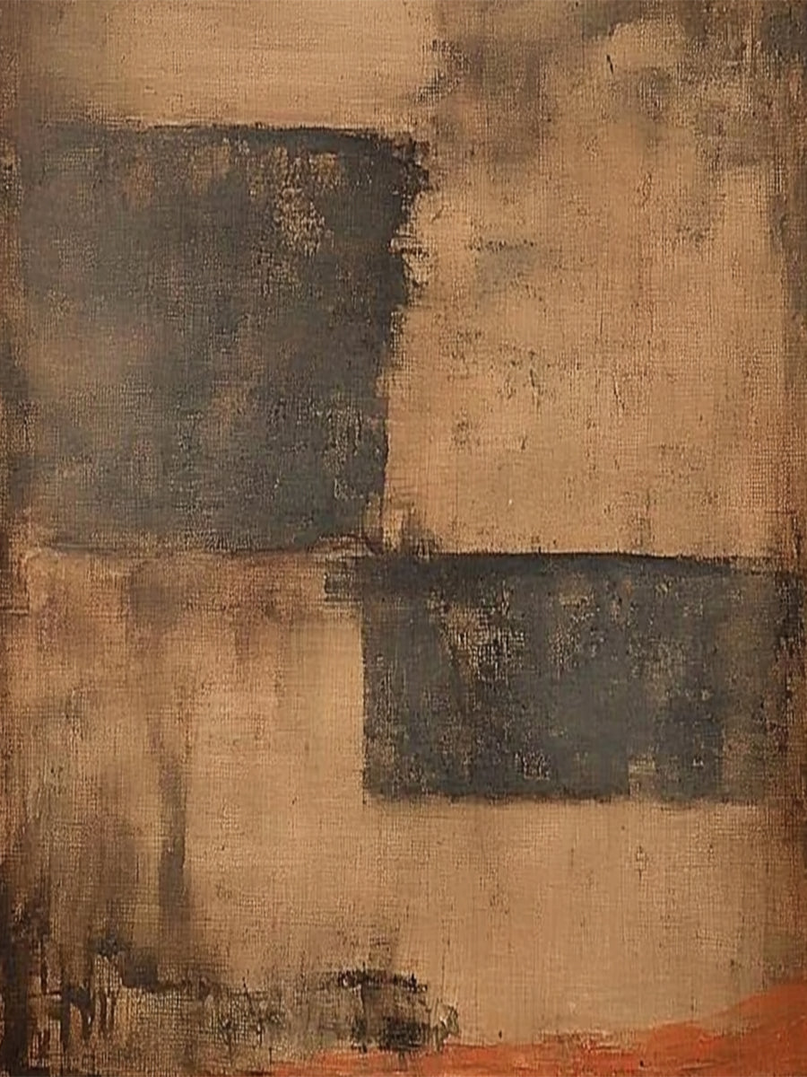 General Abstract Brown Black Modern Home Wall Decor Art AURA265