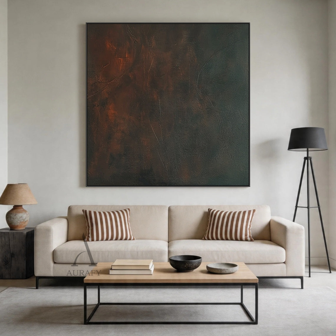 Minimalist Black Wall Art Sculpted High-Relief Tactile Surface Layered Curves Vertical Stripes AURA429