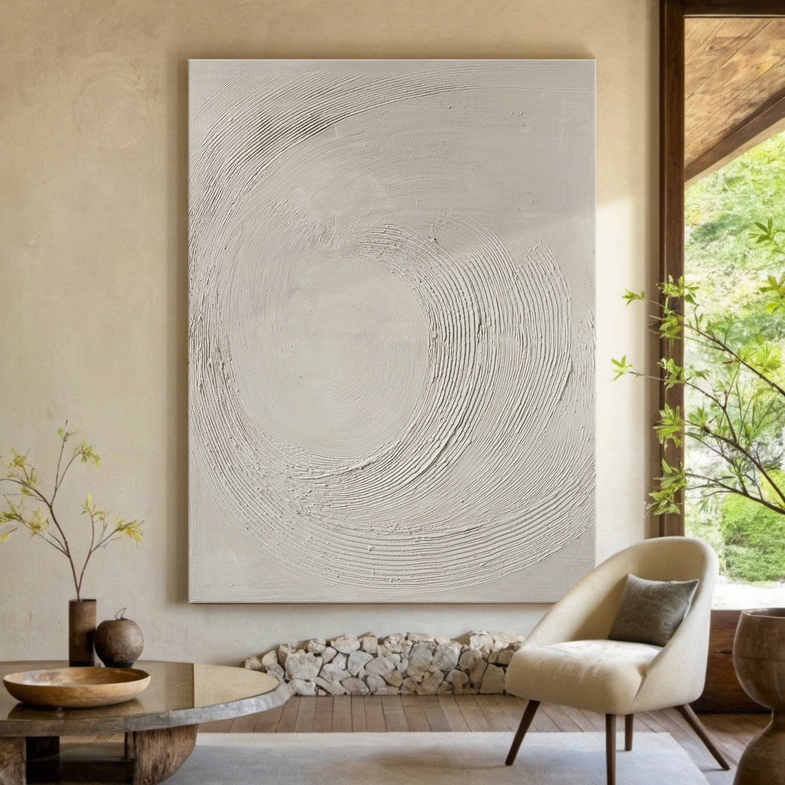 Quiet Orbit-Beige Spatial Field-AURA095