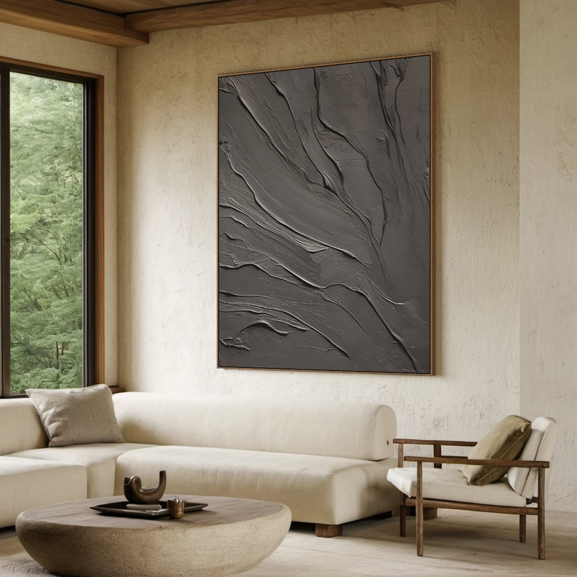 Obsidian Drift-Black 3D Textured-AURA064