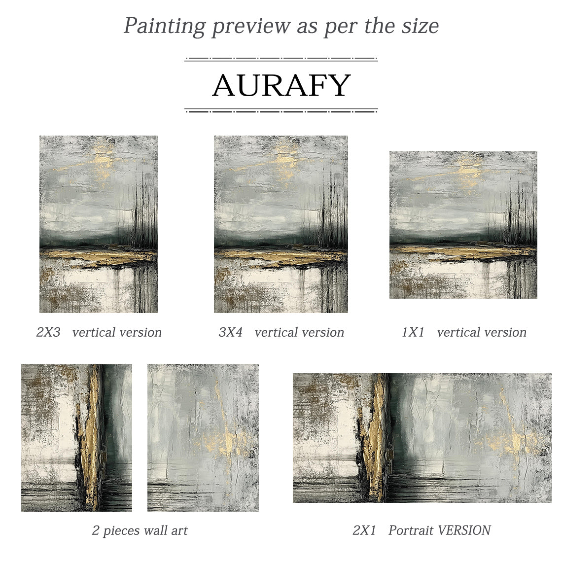 Wabi Sabi Gray White Minimalist Home Decor Piece AURA256