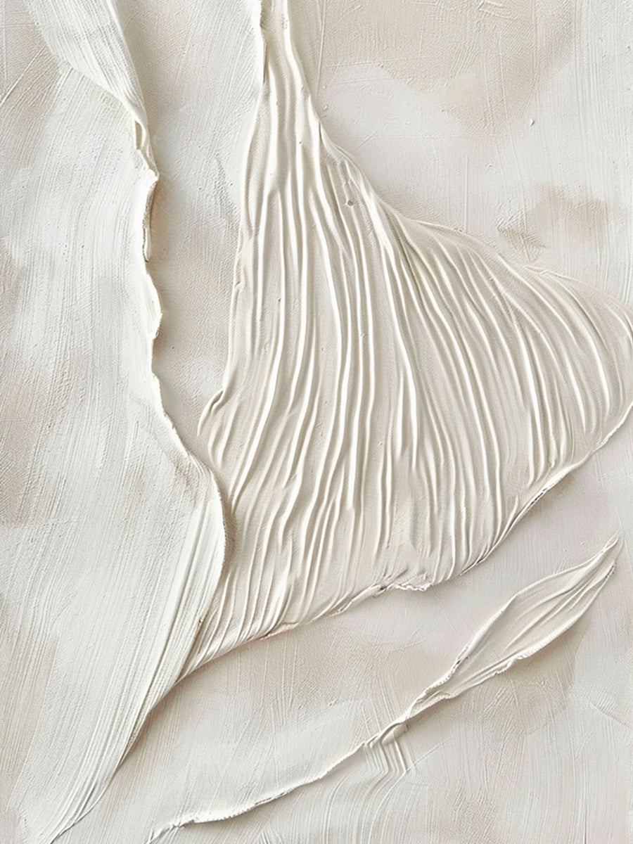 Modern Beige 3D Textured Painting Living Room Wall Decor Art AURA293