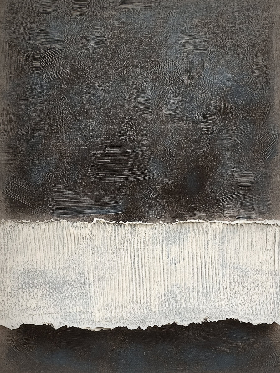 Abstract Black Beige Wall Art for Modern Home Decor AURA277