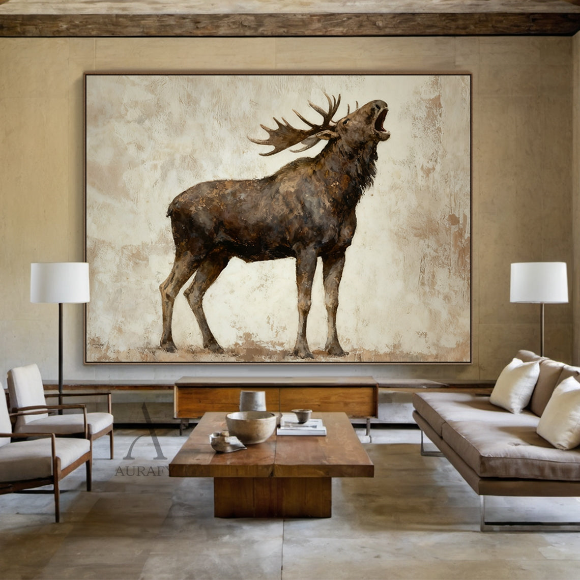 Bugling Elk Wall Art - AURA662