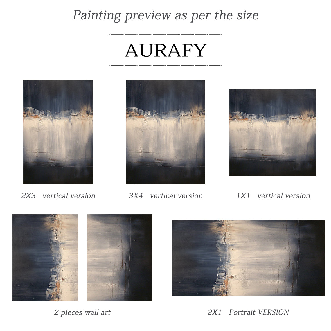 Abstract Black Beige Wall Art for Modern Living Room Decor AURA367