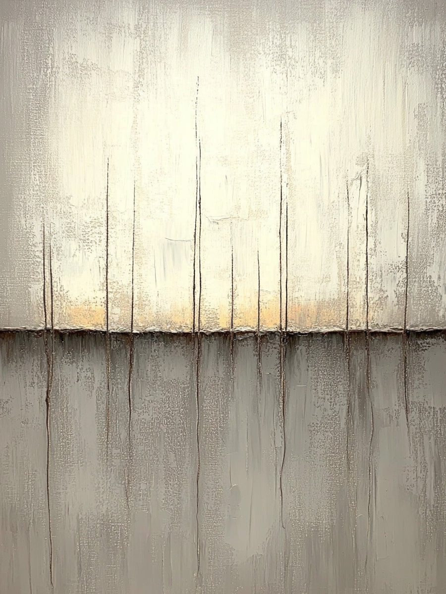 Abstract Beige Gray Modern Wall Art Decor for Living Room AURA360