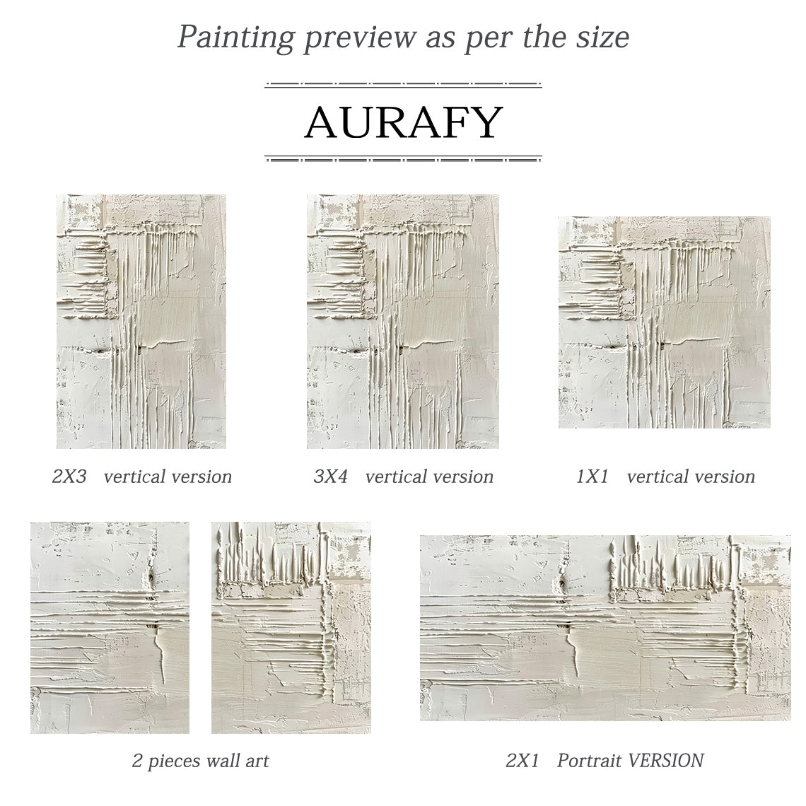 3D Textured Beige Abstract Painting Tactile Surface Sculpted Canvas Japandi Minimalist Art AURA526