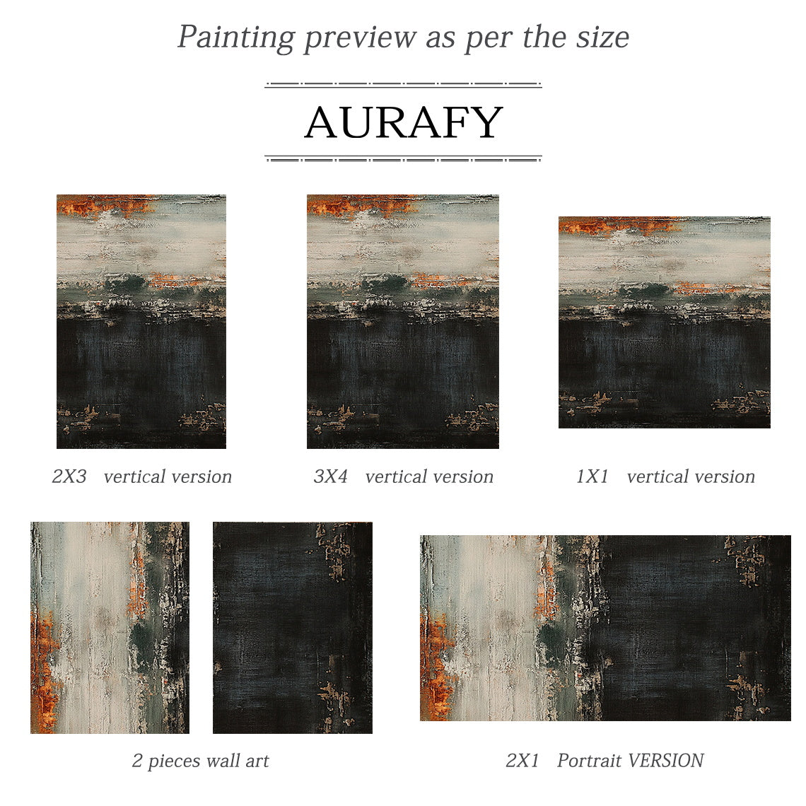 General Abstract Black Beige Canvas Wall Art for Modern Decor AURA412