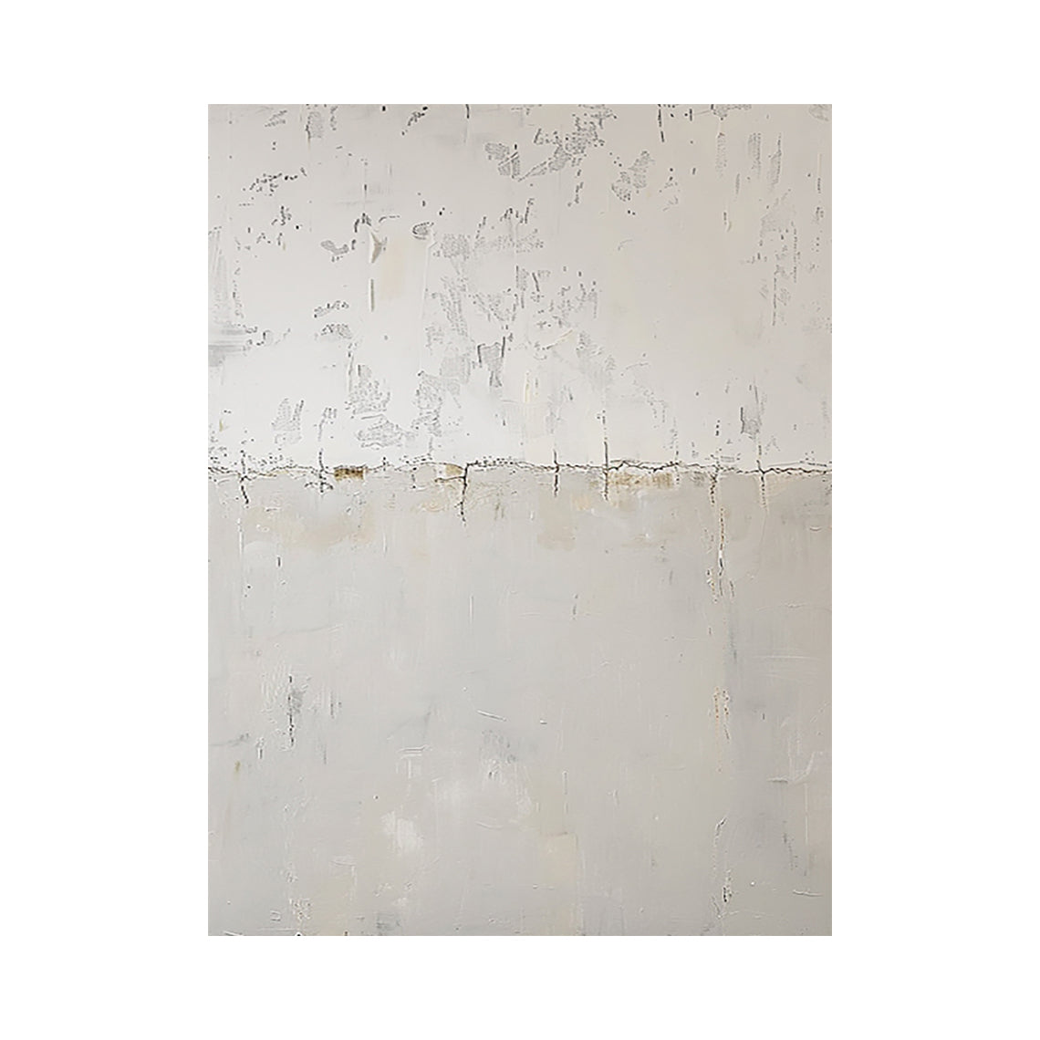 Neutral Beige Wabi-Sabi Textured Abstract Wall Art - AURA812