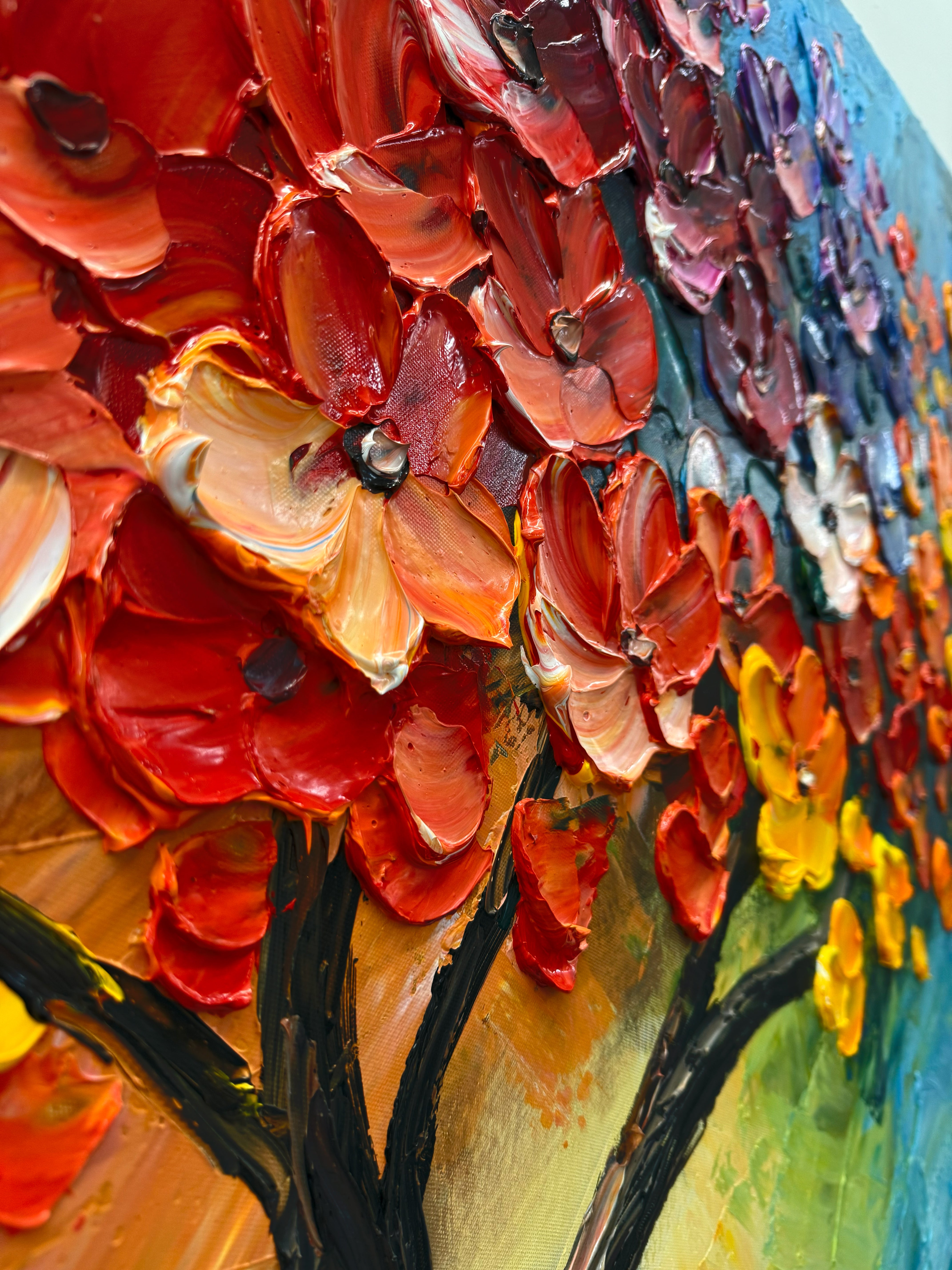 Vibrant Colorful Landscape Wall Art Print for Modern Home Decor AURA314