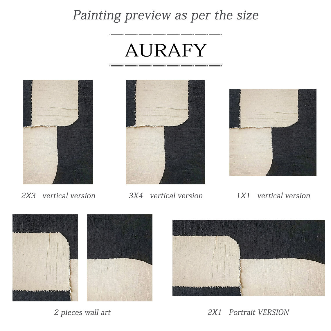 Minimalist Black Beige Wall Art for Home Living Room Decor AURA379