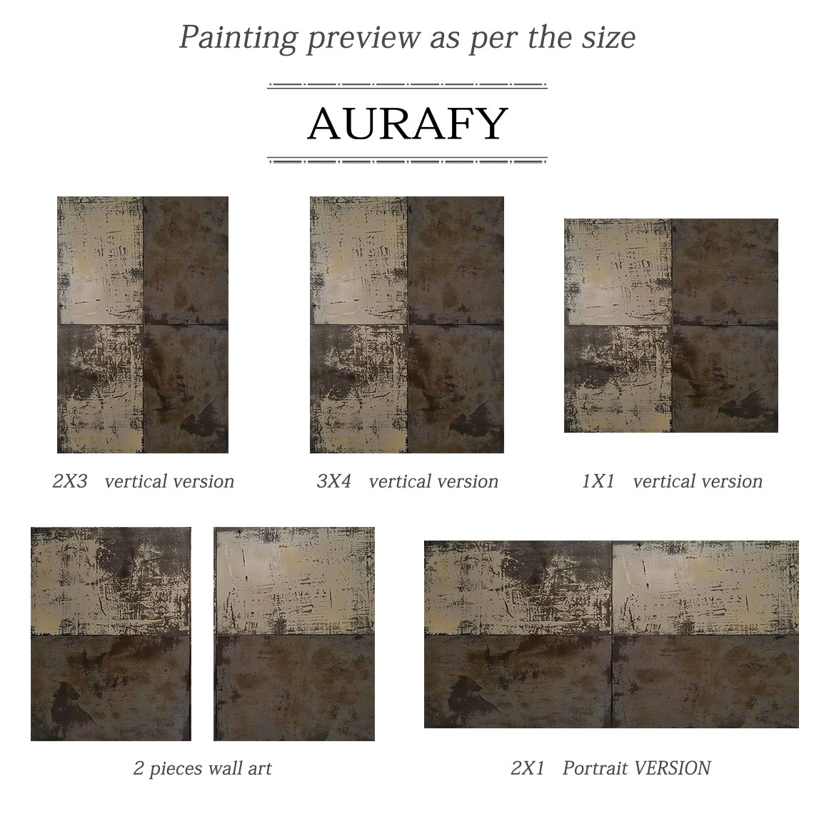 AurafyArt Wabi Sabi Gray Textured Abstract Art with Weathered Scratches and Matte Patina AURA561