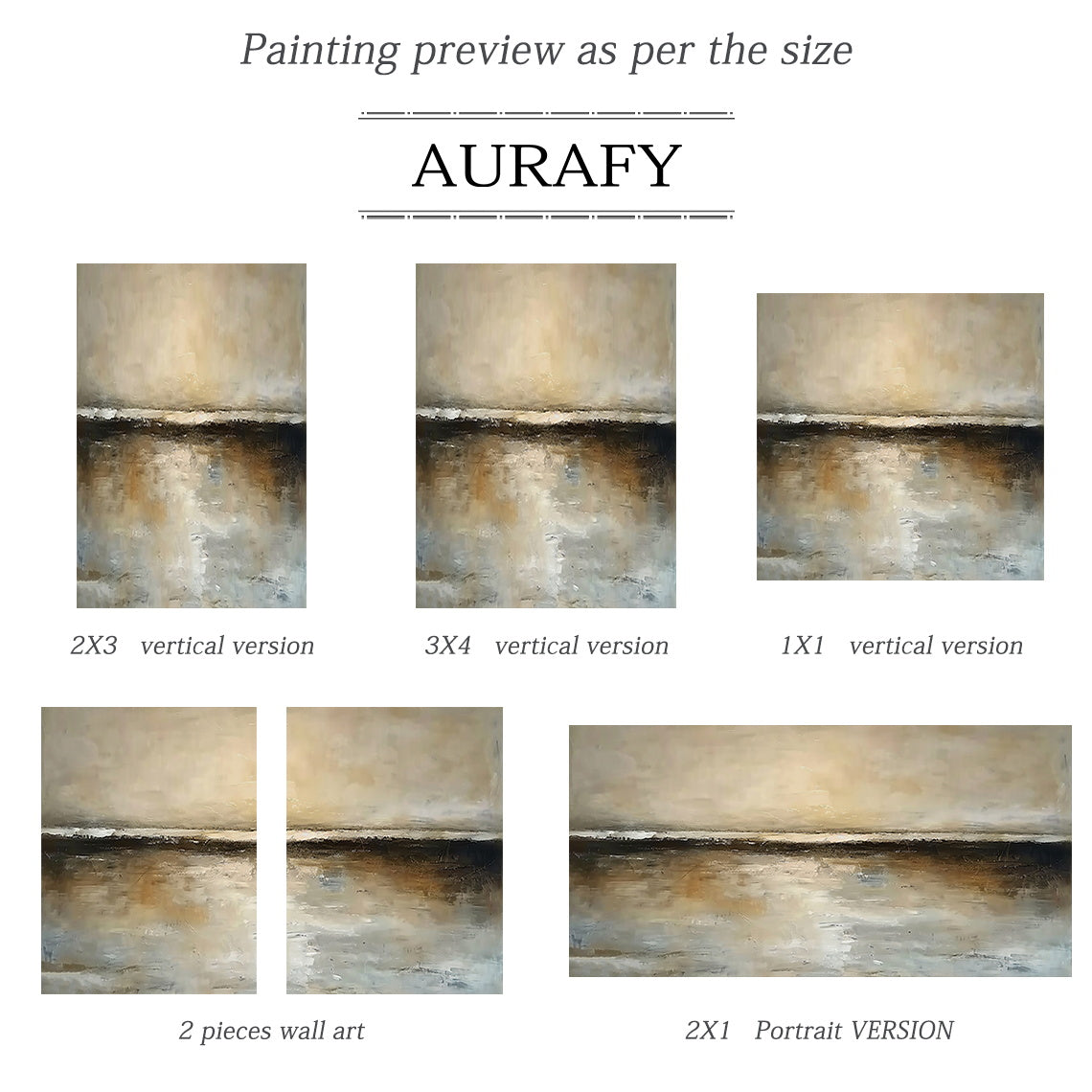 Wabi-Sabi Brown Textured Landscape Painting Minimalist Luxe Plaster Canvas Art Japandi Home Wall Decor AURA743