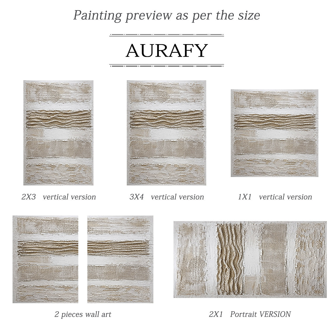 Woven Relief, Beige and Brown Mixed-Media Textured Wall Art AURA855