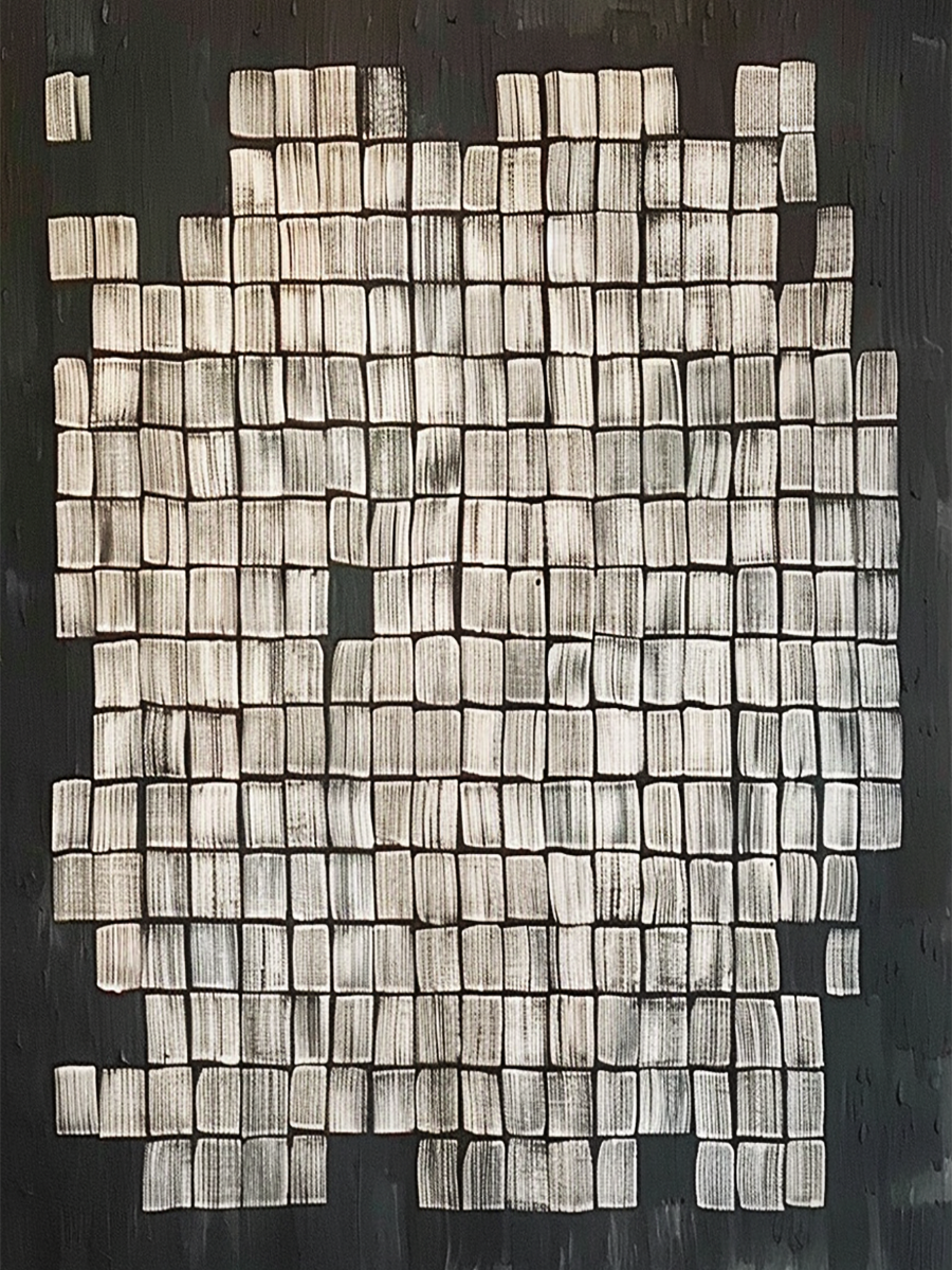 Wabi Sabi Style Black Beige Rustic Home Decor Accent Piece AURA280