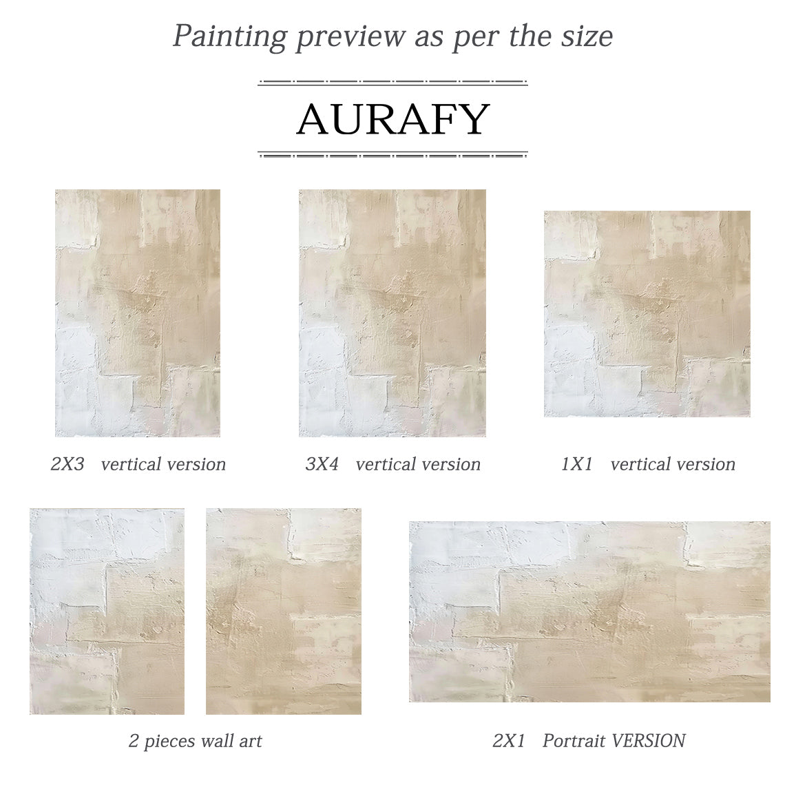 Wabi Sabi Beige Abstract Handcrafted High-Relief Plaster Tactile Wall Art Modern Organic AURA559
