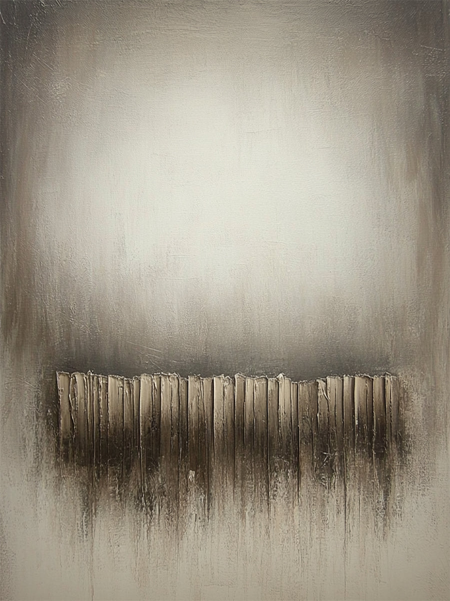 Wabi Sabi Gray Beige Minimalist Home Decor Accent Piece AURA269