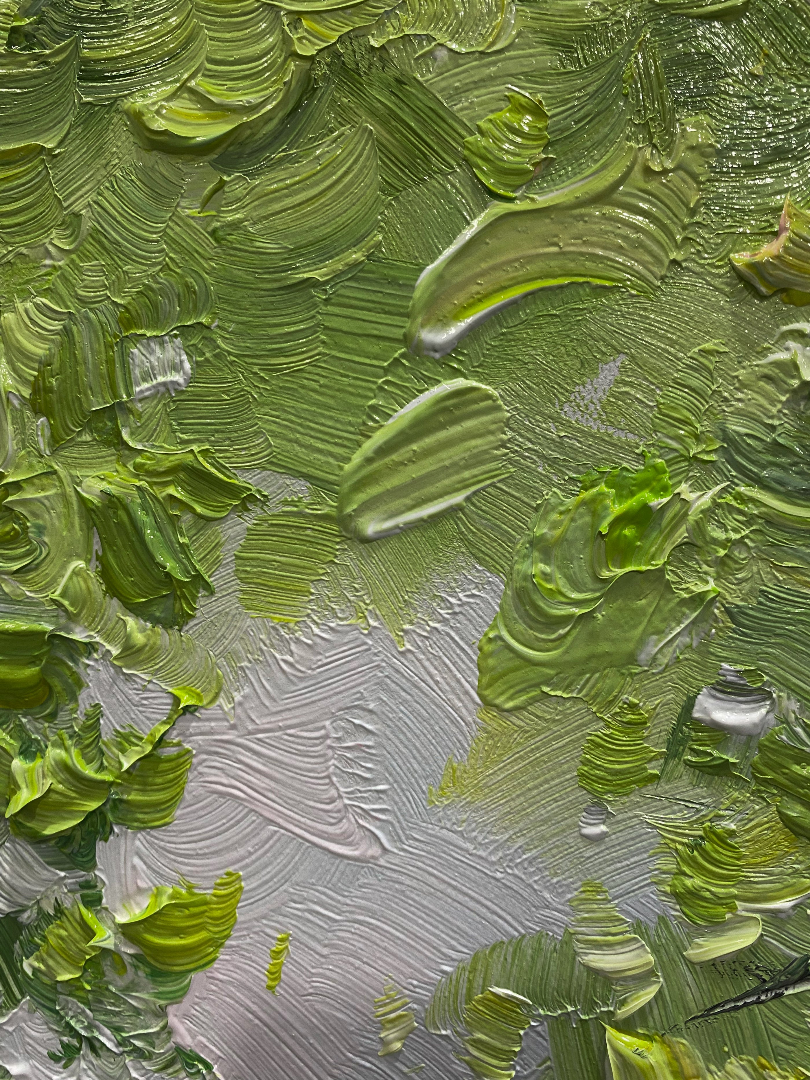Green Landscape Modern Natural Style Art for Home Decor AURA322