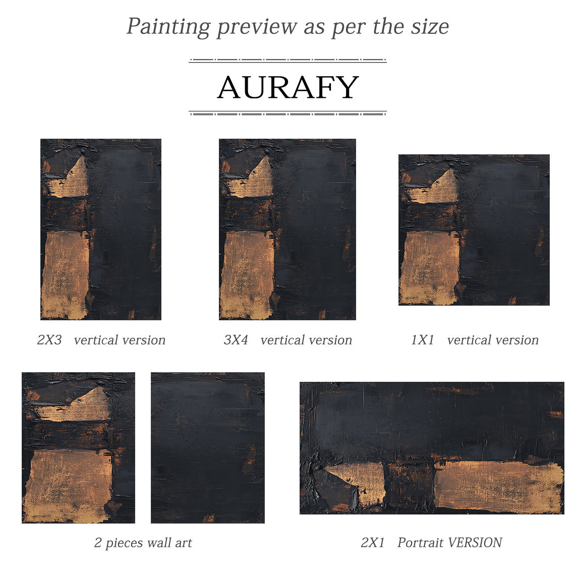 Dark Strata, Black and Brown Textured Abstract Wall Art AURA878