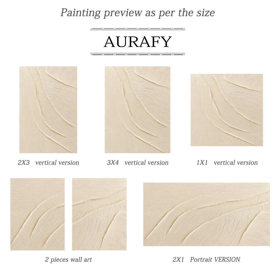 3D Textured Beige Abstract Art Tactile Surface Sculpted Wave Minimalist Luxe Japandi Wall Decor AURA528