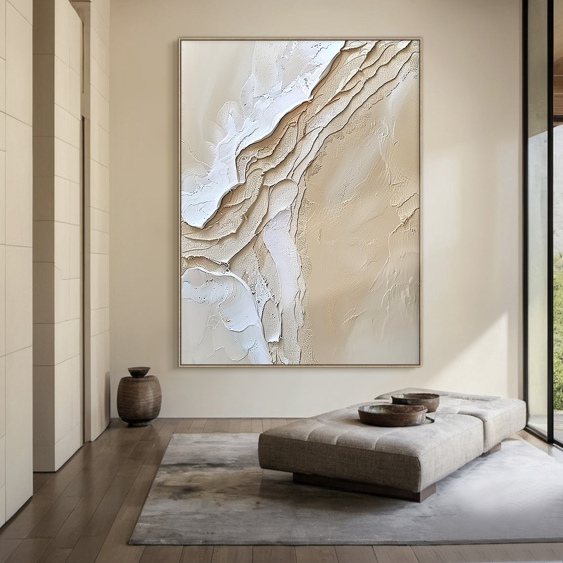 Silent Ridge-Beige Spatial Field-AURA090