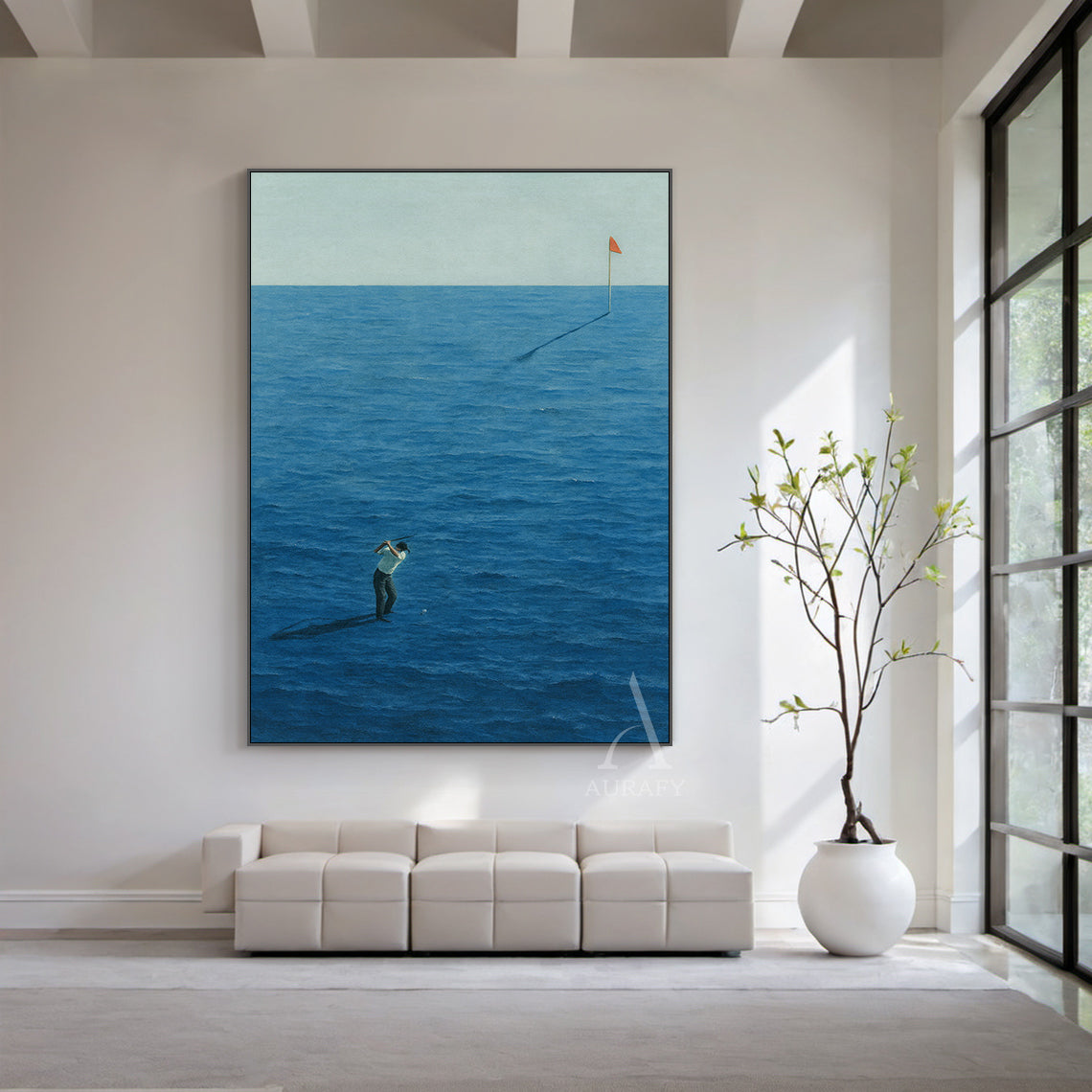 Stylish Blue Sea Themed Home Decor for Coastal Living Spaces AURA329