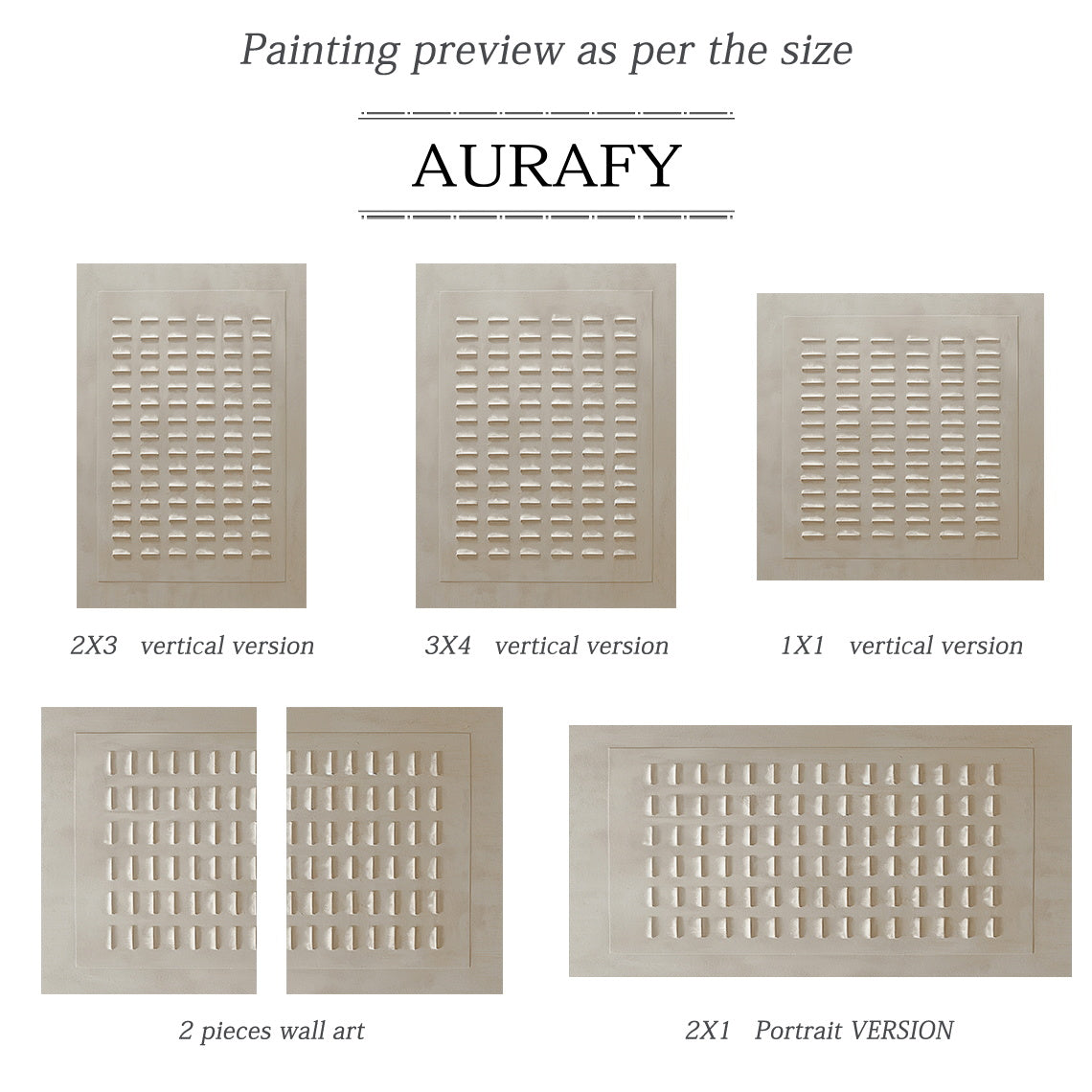 Minimalist Wall Art Beige Plaster Textured High-Relief Tactile Sculpted Modern Art Piece AURA450