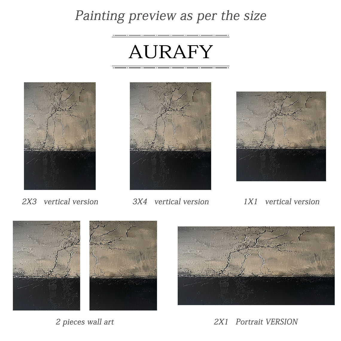 Abstract Brown Black Art Cracked Tactile Surface Impasto Abstract Expressionist Decor Piece AURA446