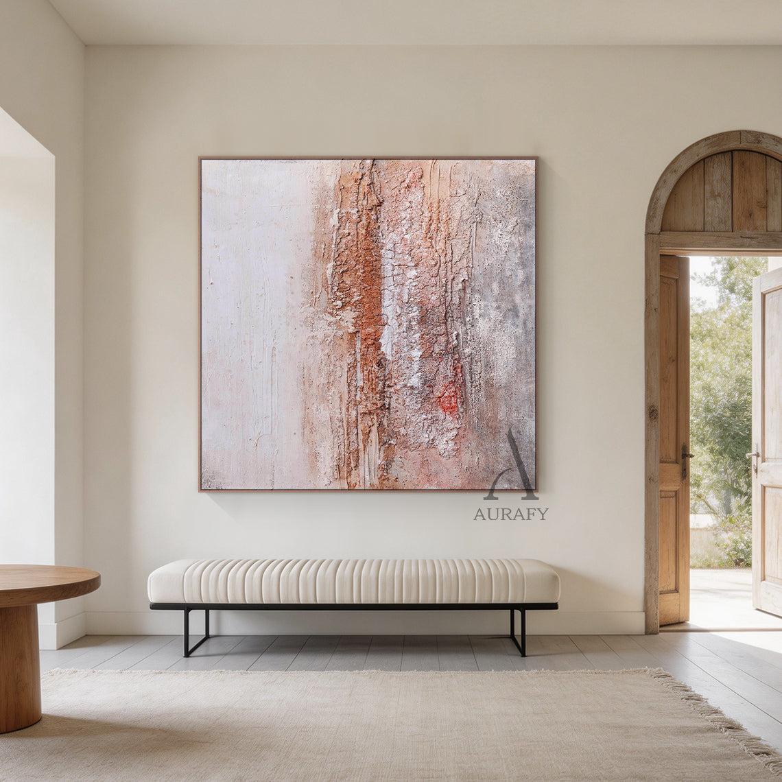 Wabi Sabi Red Beige Home Decor for Cozy Living Spaces AURA250