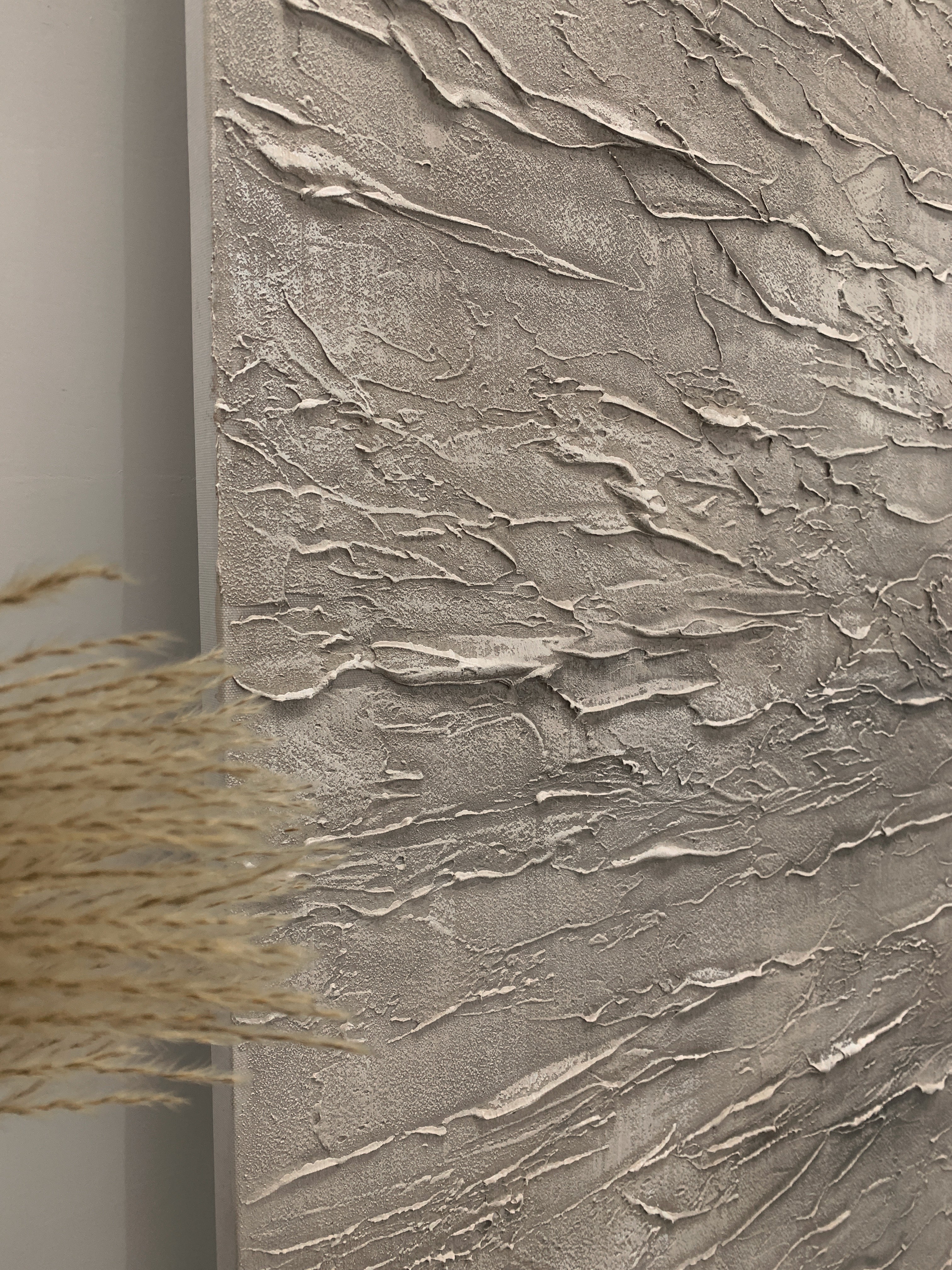 Quiet Strata-Brown Abstract Texture Field-AURA157