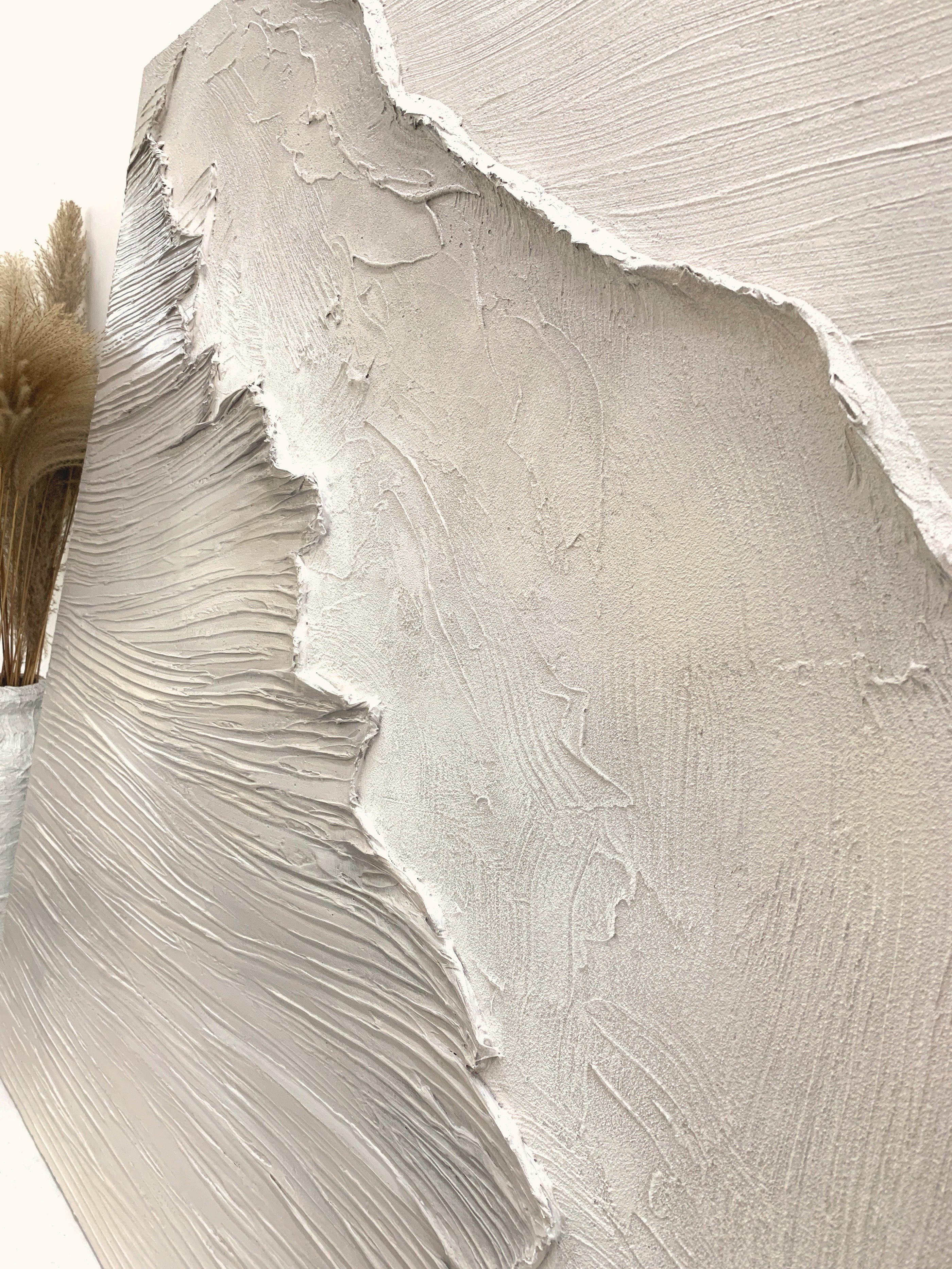 Gentle Tide-Beige Wave Texture Field-AURA148