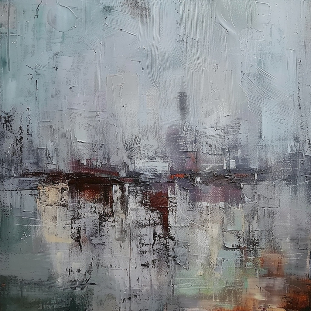 Gray Blue Wabi Sabi Style Home Decor for Cozy Spaces AURA229