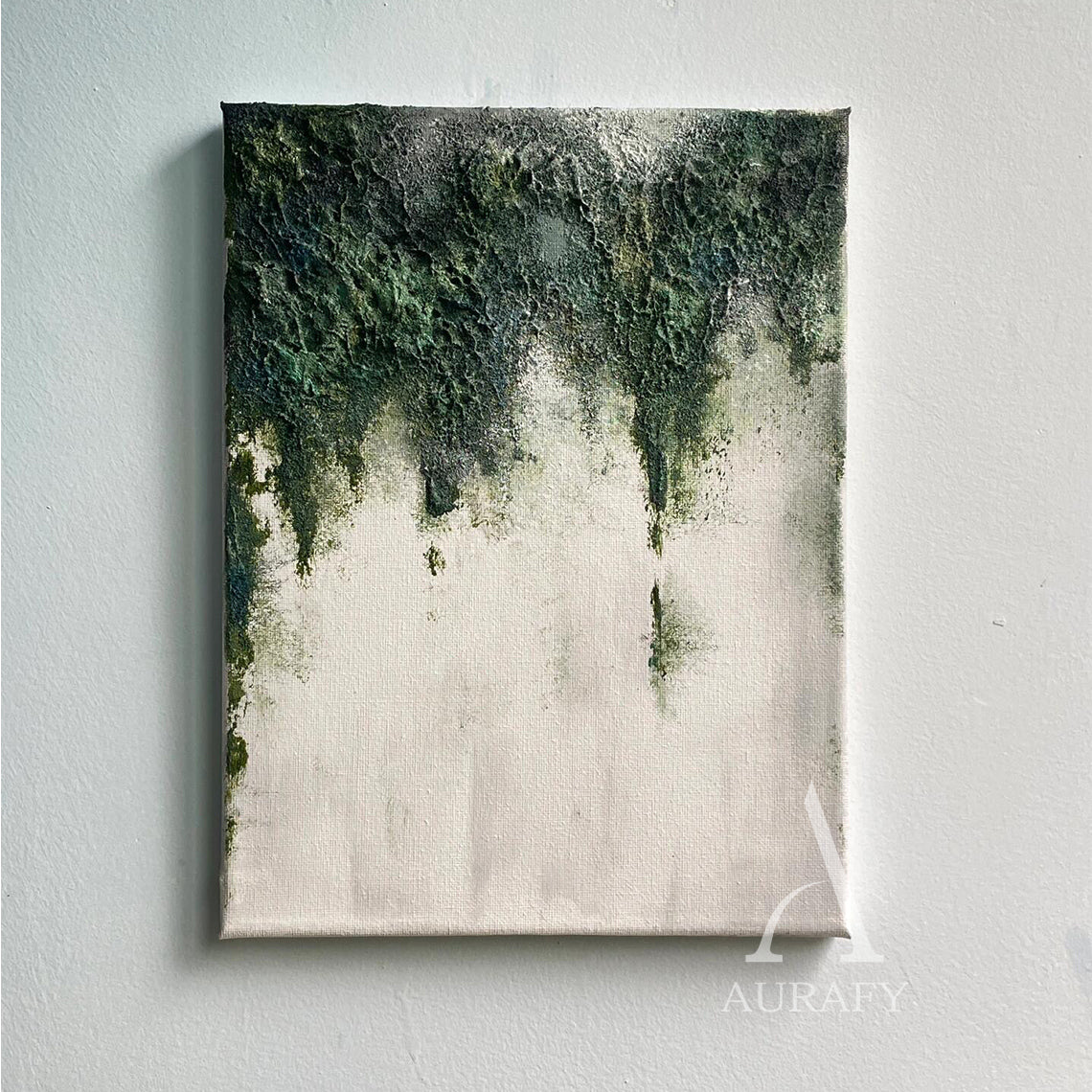 Unique White Abstract Wall Art Minimalist Modern Home Decor AURA261